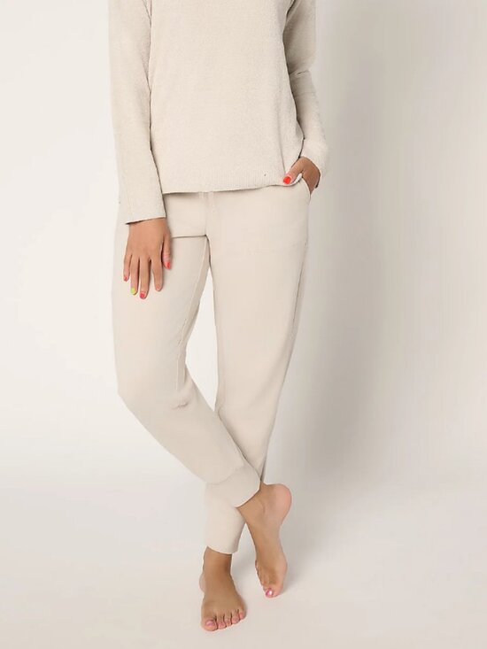 Barefoot Dreams Pants - Barefoot Dreams CozyChic Ultra Lite Easy Mixed Lounge Pants, Sz XL a453890